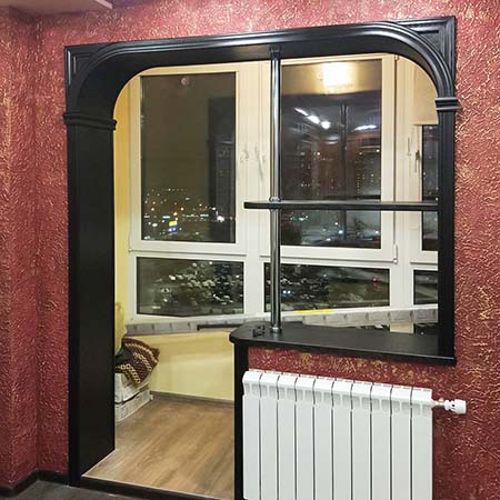 Арка с Барной стойкой и Столешницей